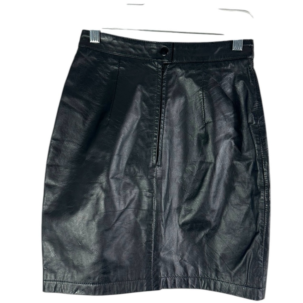 Wilson Leather Black Skirt Size 6
